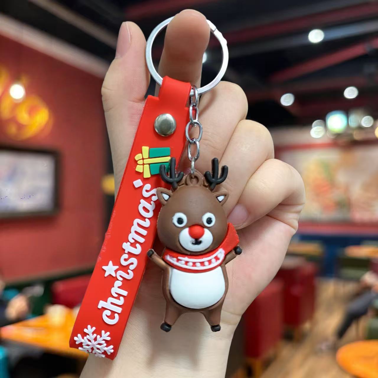 New arrival beautiful Christmas keychain