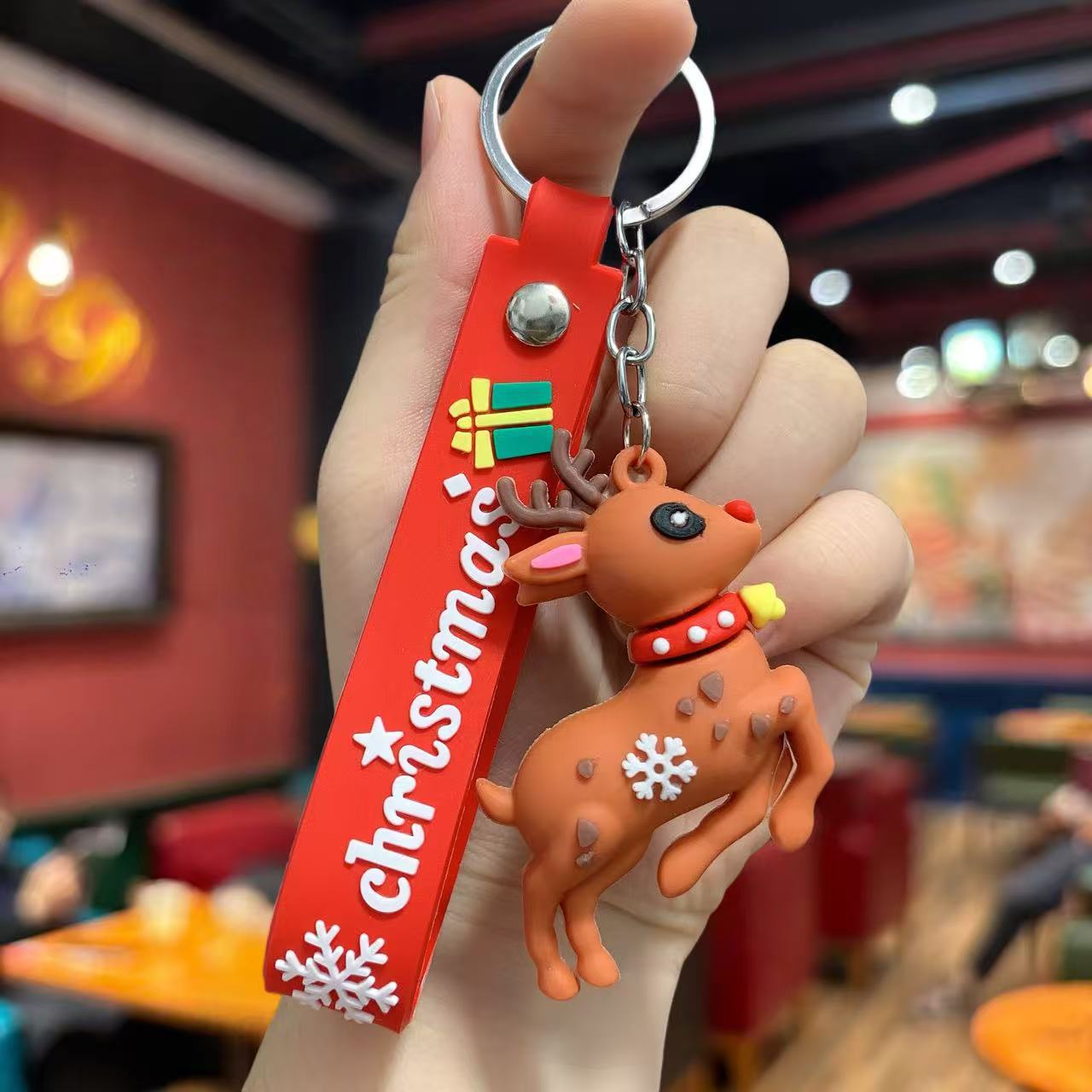 New arrival beautiful Christmas keychain