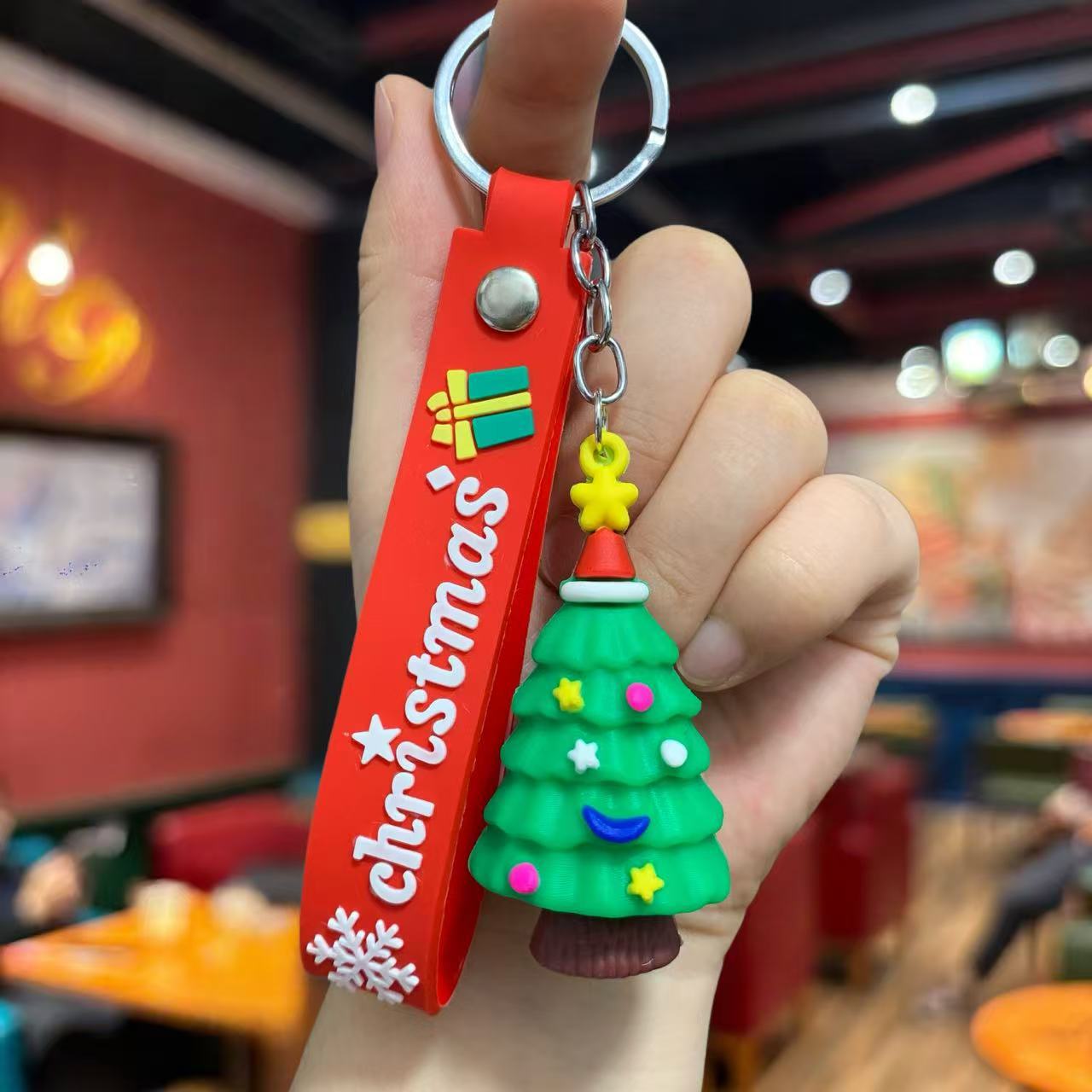 New arrival beautiful Christmas keychain