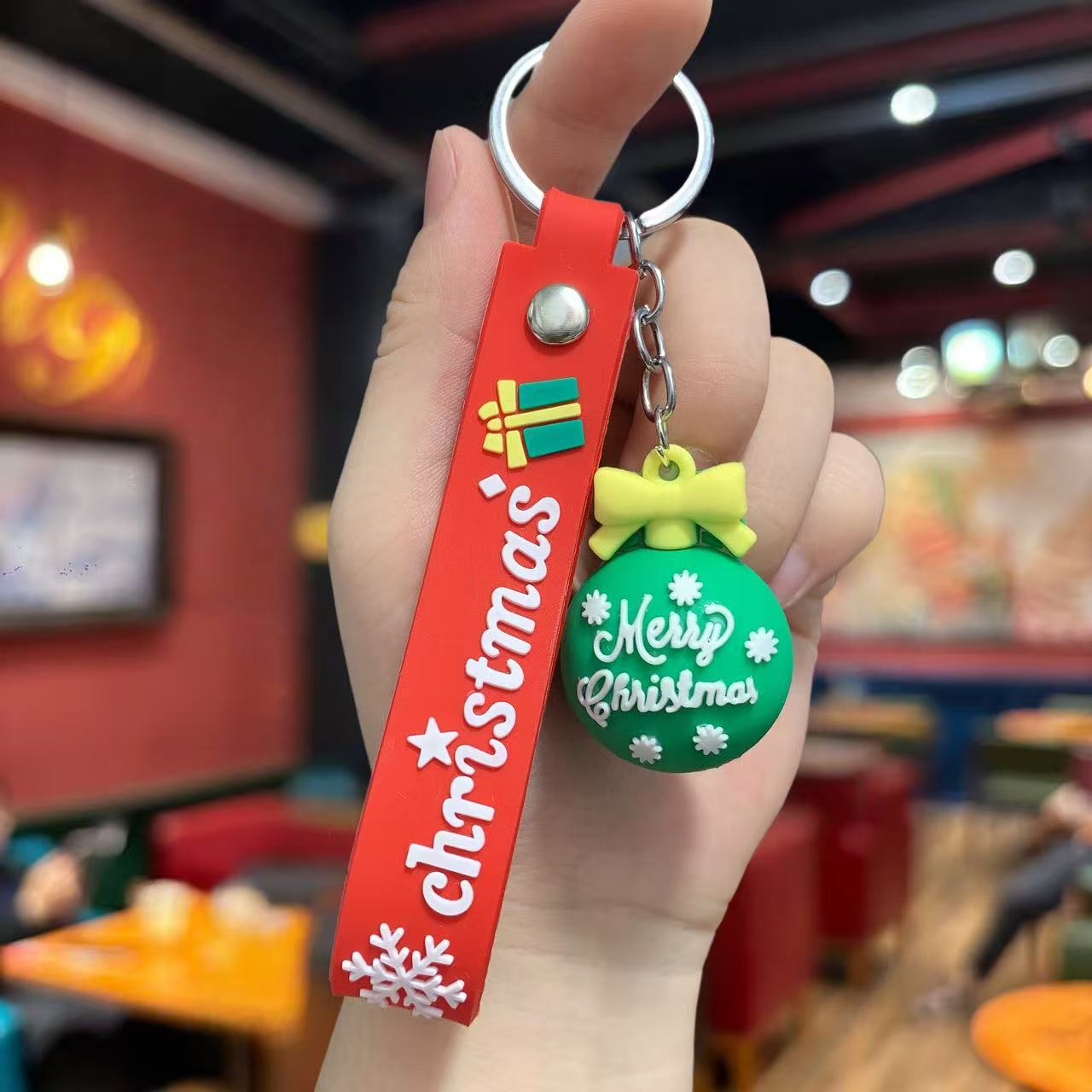 New arrival beautiful Christmas keychain