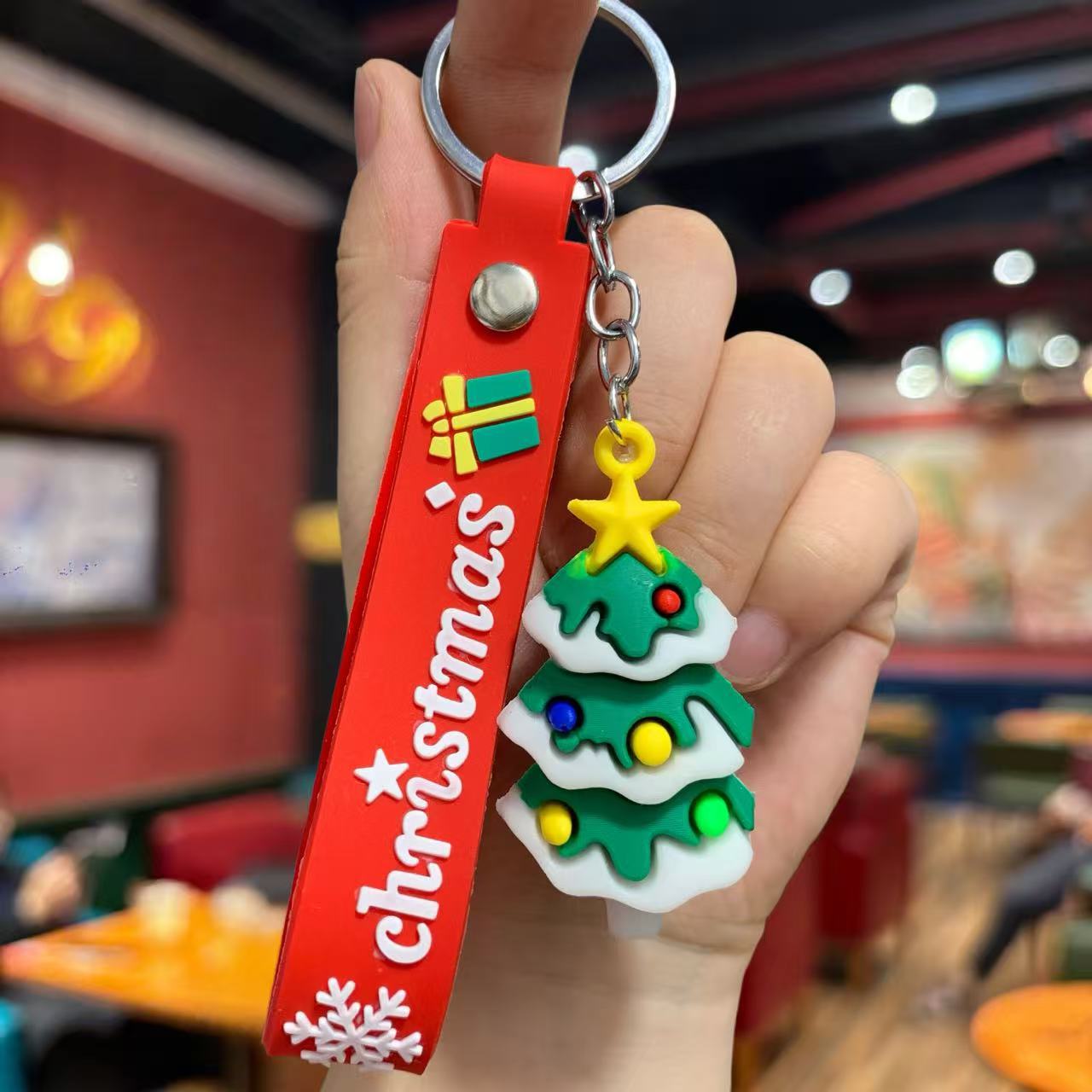 New arrival beautiful Christmas keychain