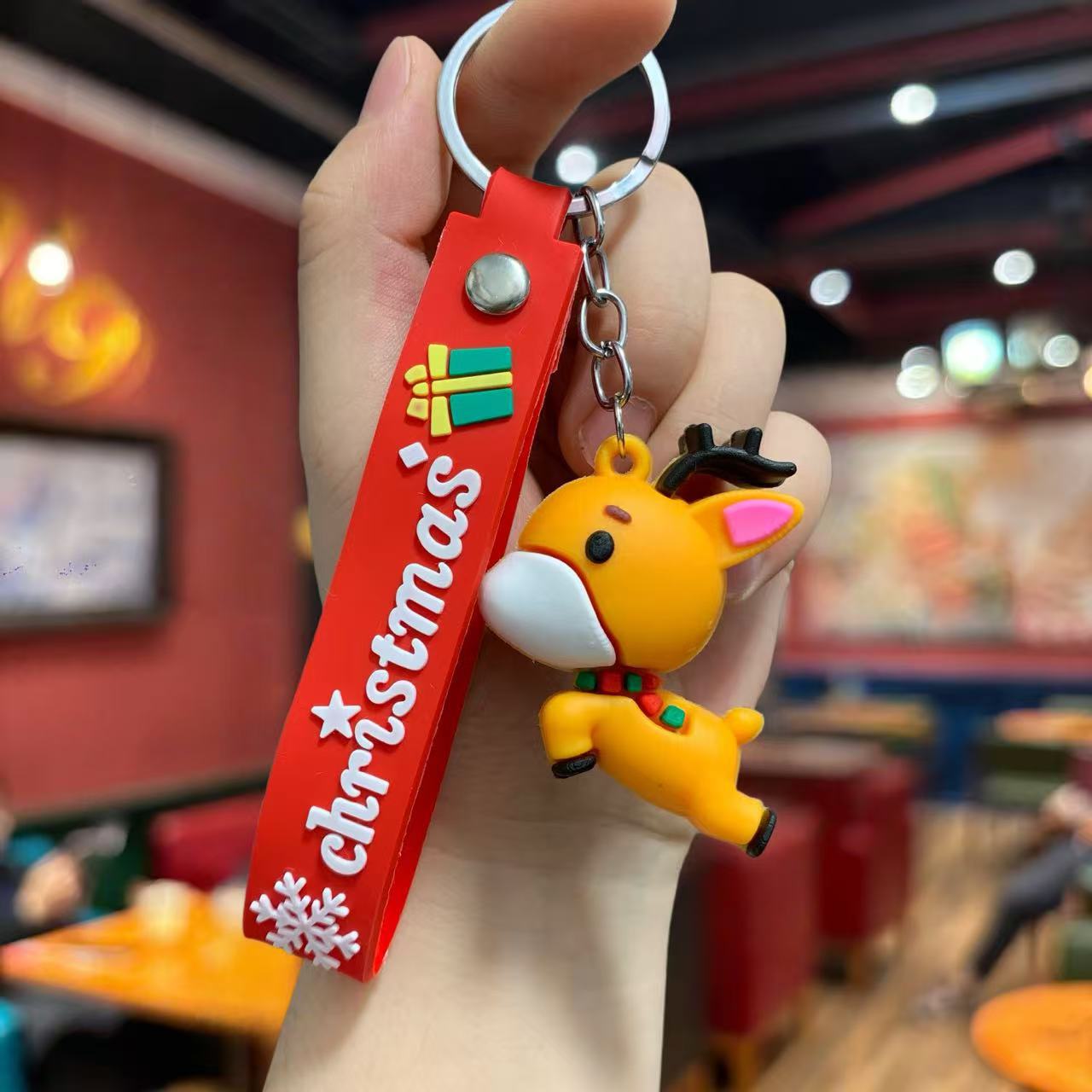 New arrival beautiful Christmas keychain