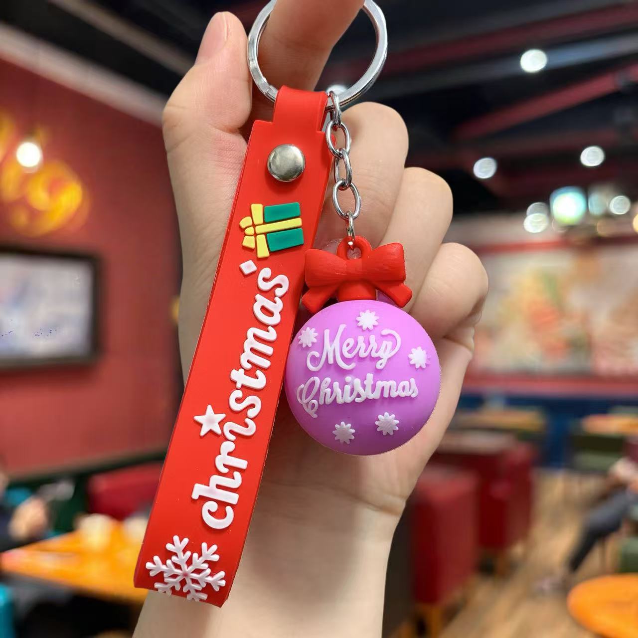 New arrival beautiful Christmas keychain