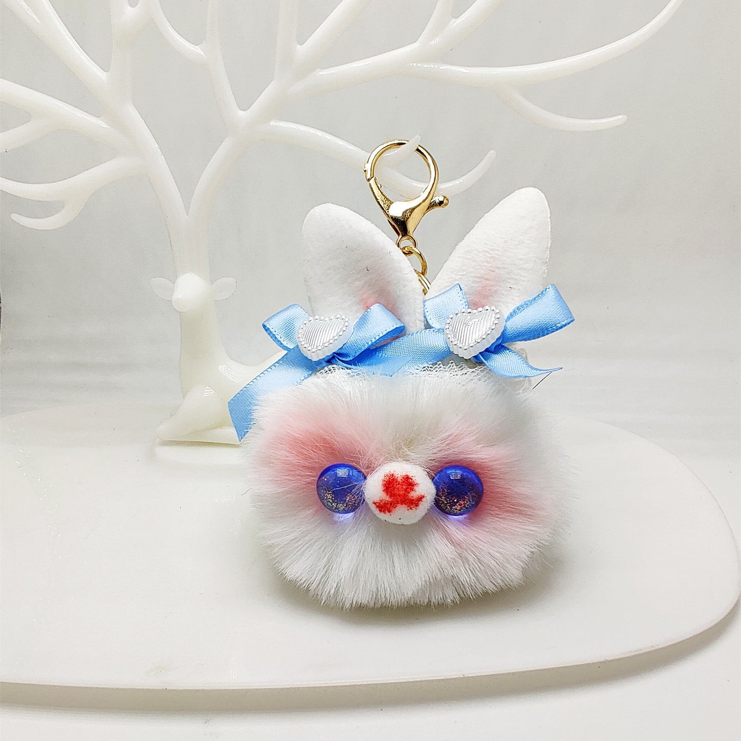 New arrival beautiful cute  rabbit  keychain