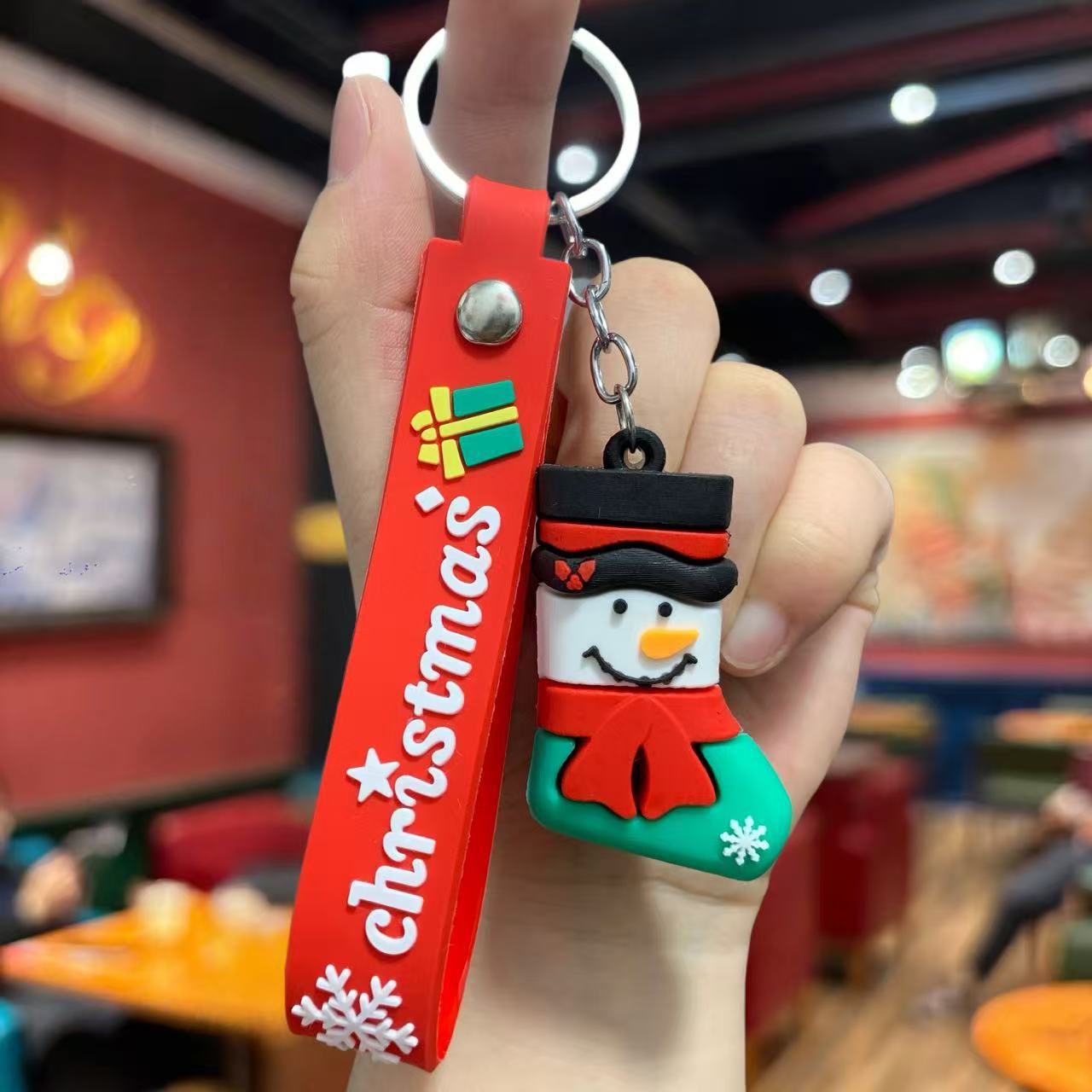 New arrival beautiful Christmas keychain