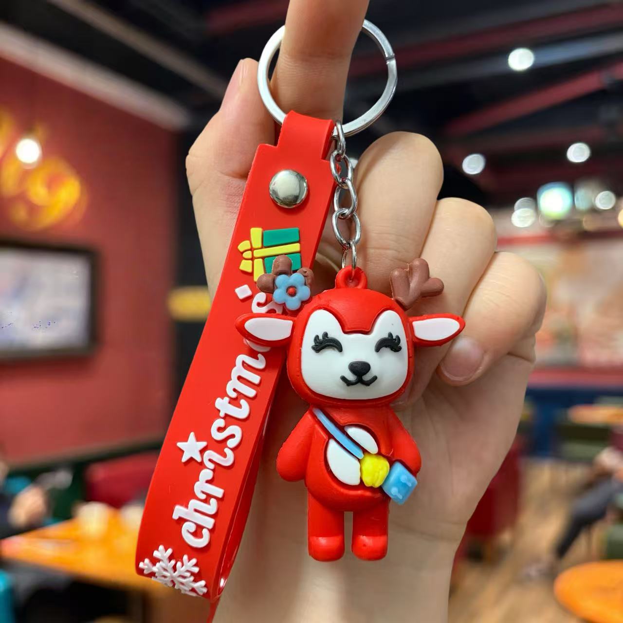 New arrival beautiful Christmas keychain