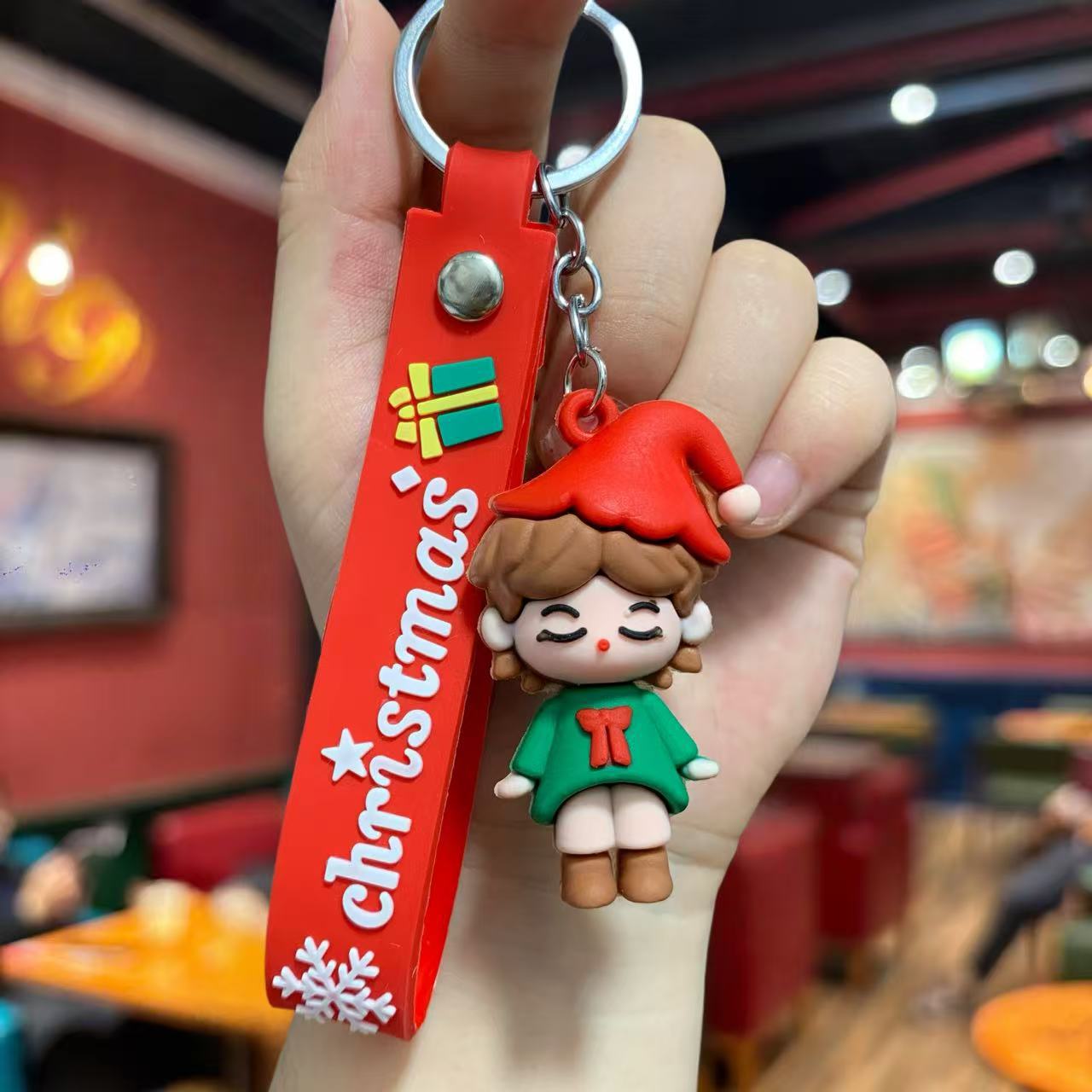 New arrival beautiful Christmas keychain