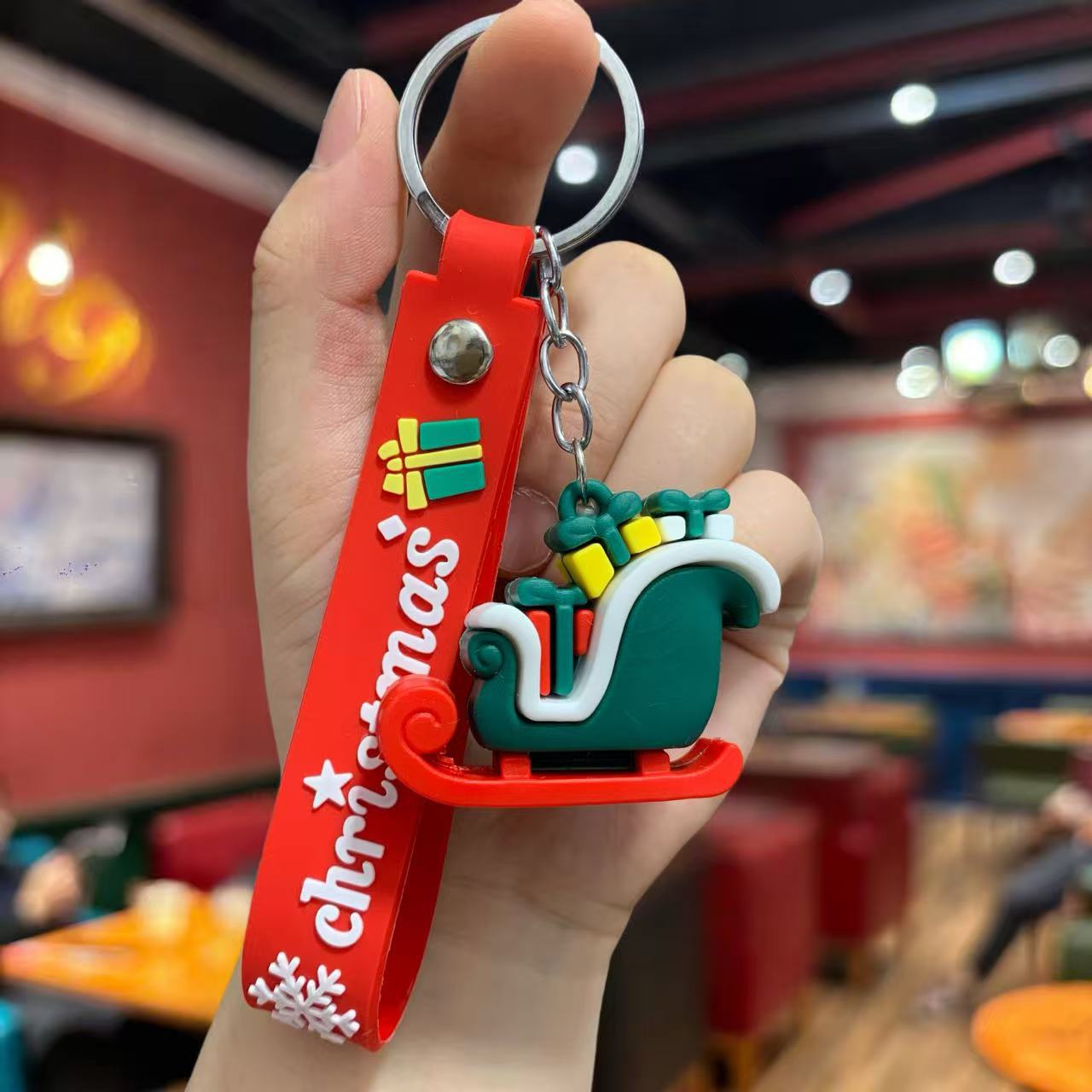New arrival beautiful Christmas keychain