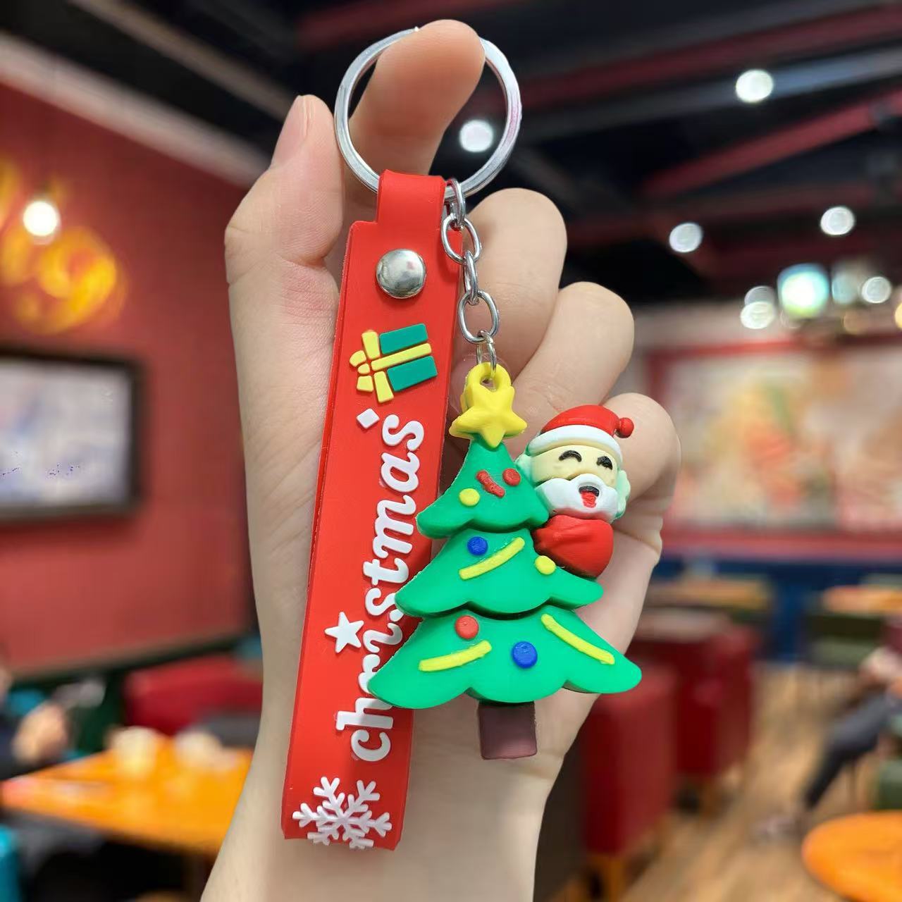 New arrival beautiful Christmas keychain