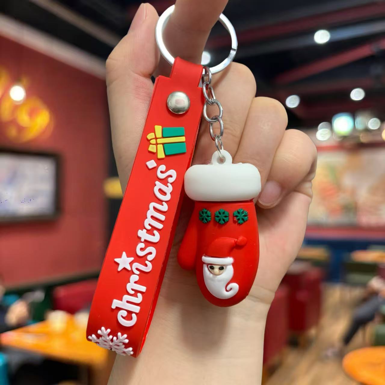 New arrival beautiful Christmas keychain