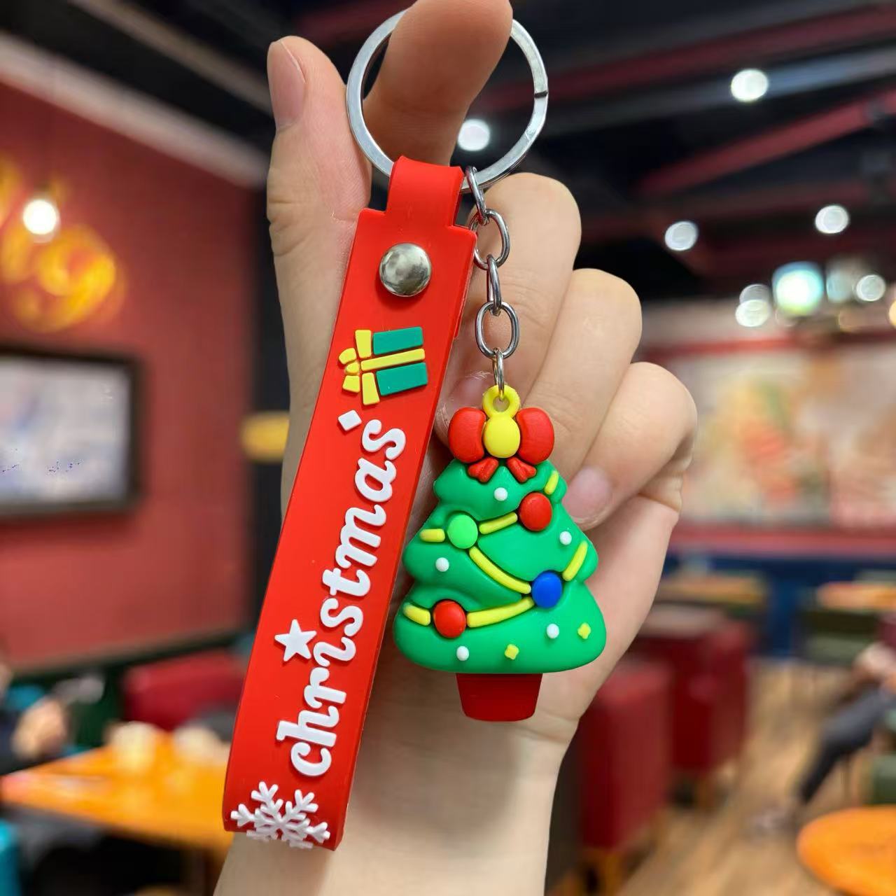New arrival beautiful Christmas keychain