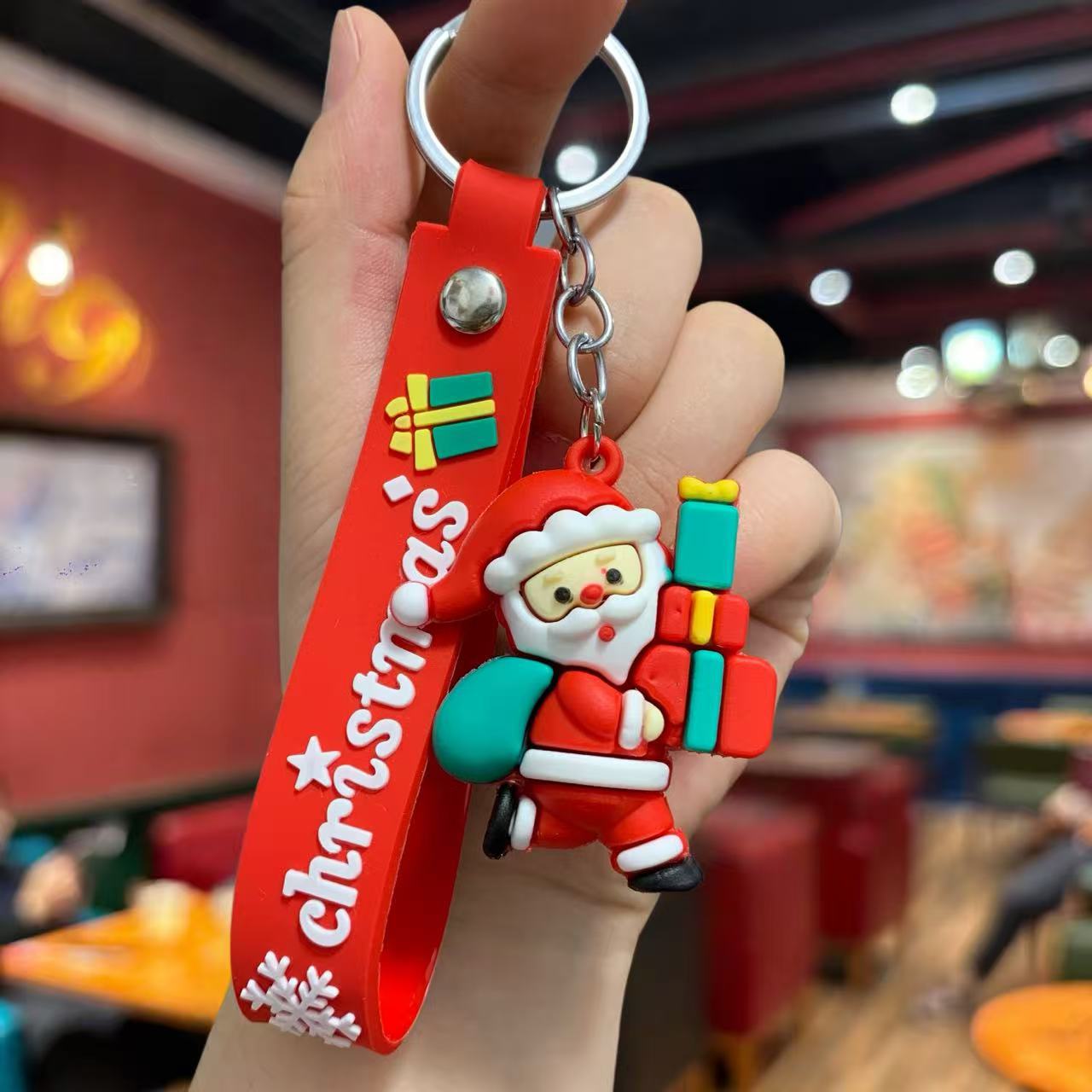 New arrival beautiful Christmas keychain