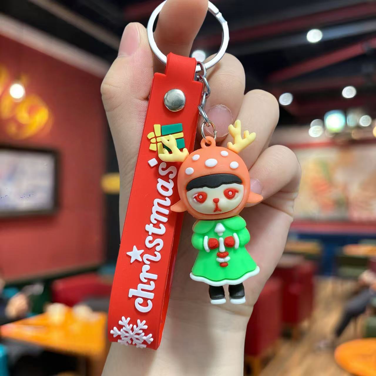 New arrival beautiful Christmas keychain