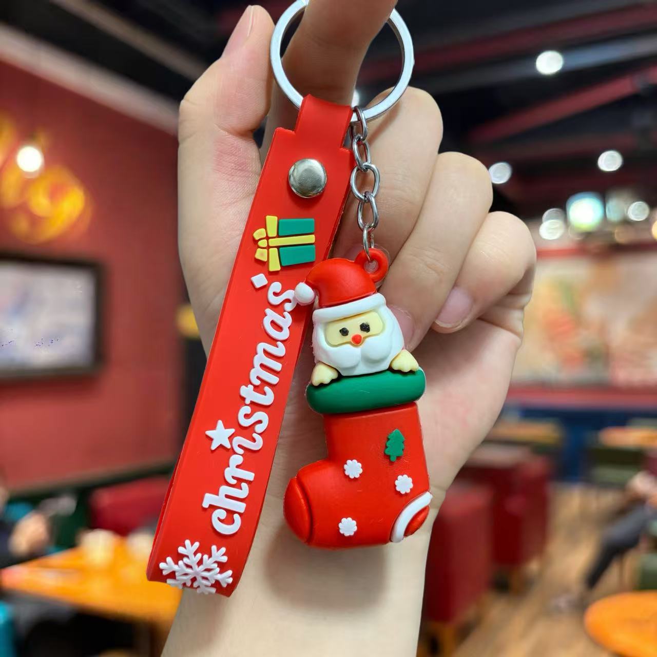New arrival beautiful Christmas keychain