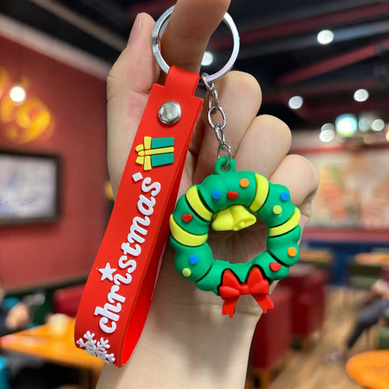 New arrival beautiful Christmas keychain