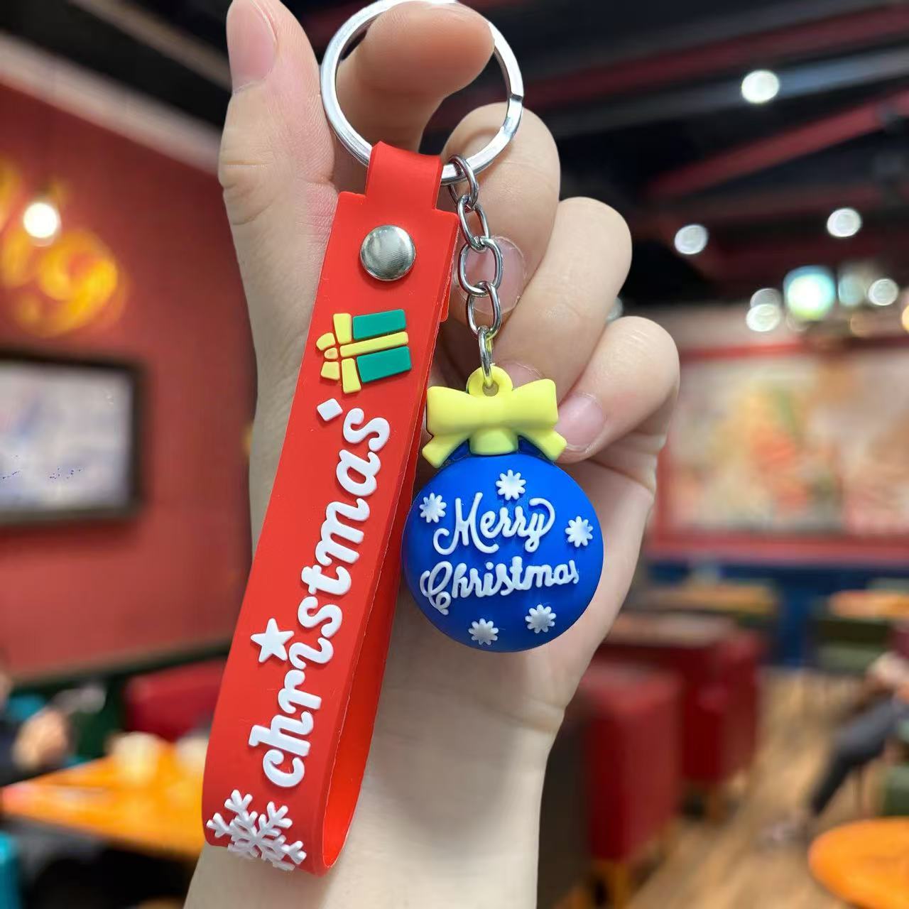 New arrival beautiful Christmas keychain