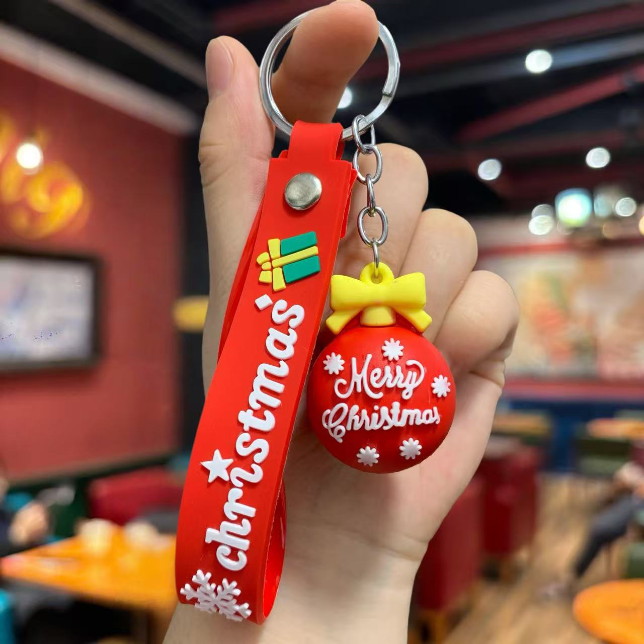 New arrival beautiful Christmas keychain