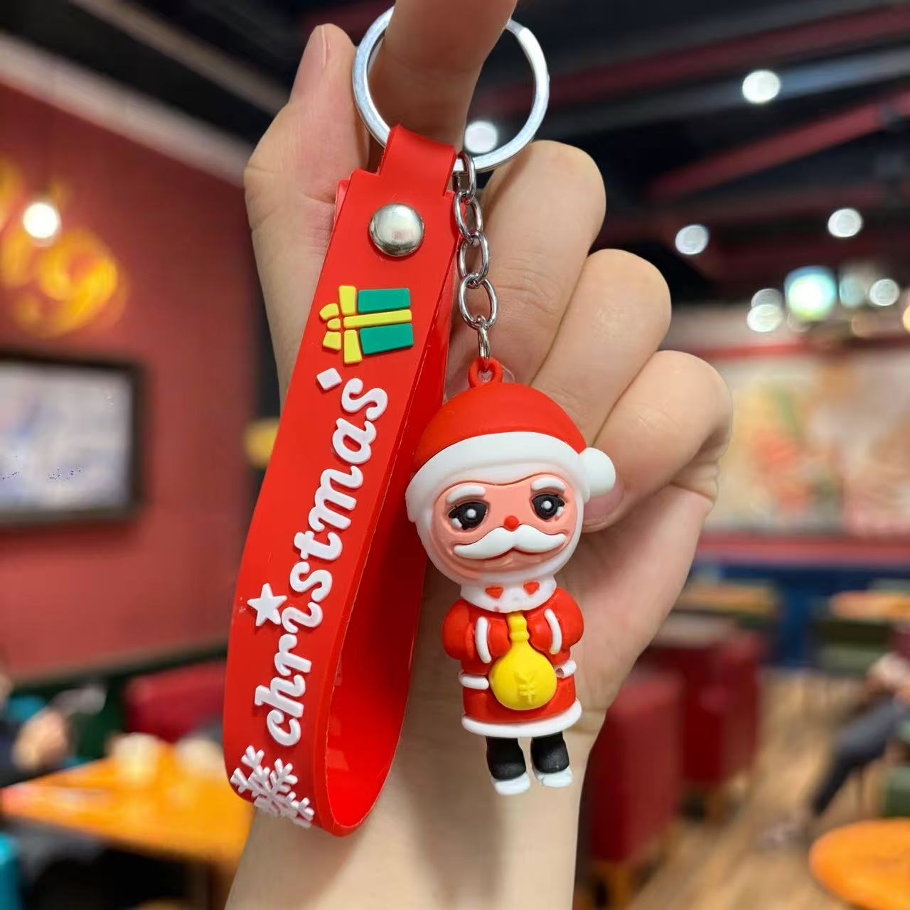 New arrival beautiful Christmas keychain