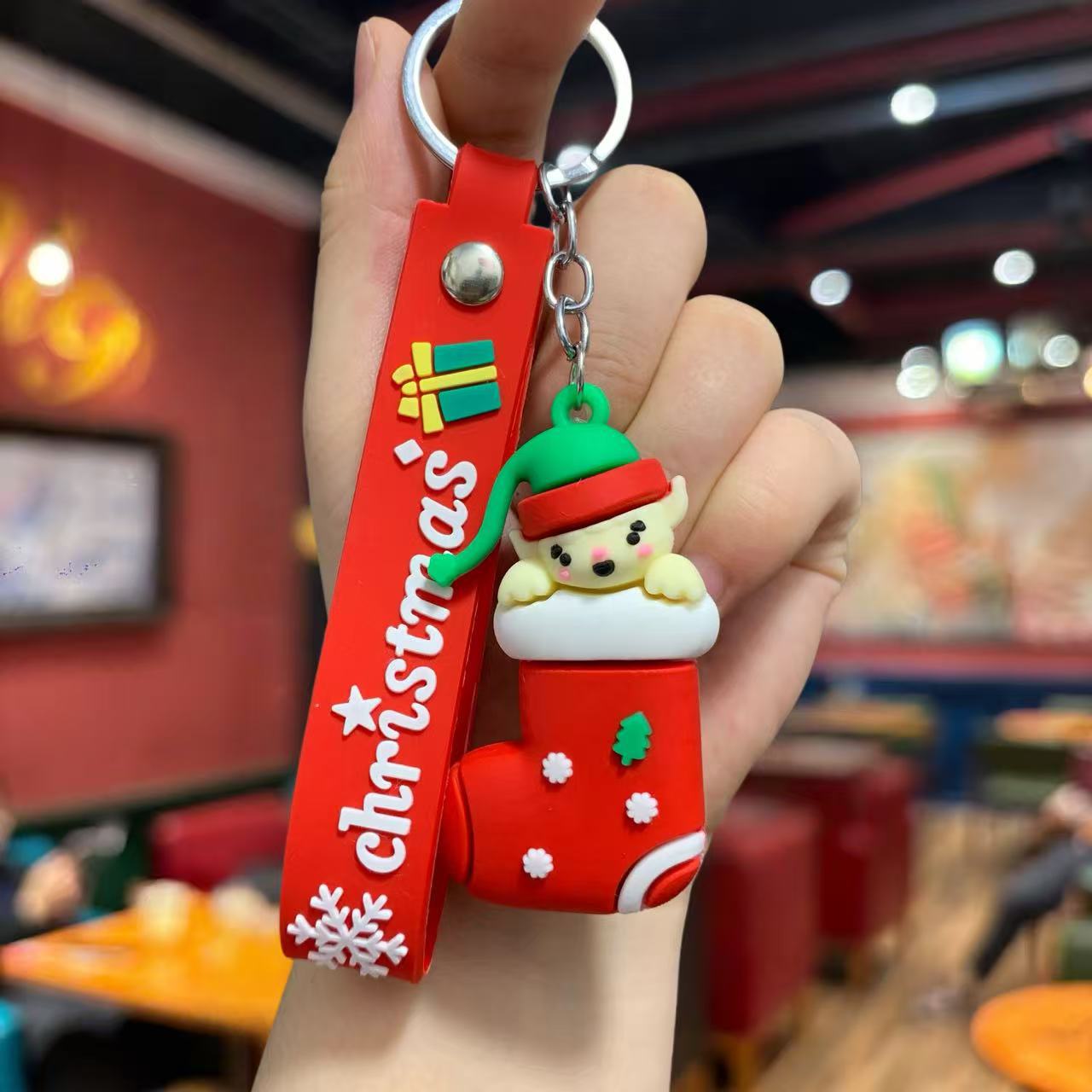 New arrival beautiful Christmas keychain