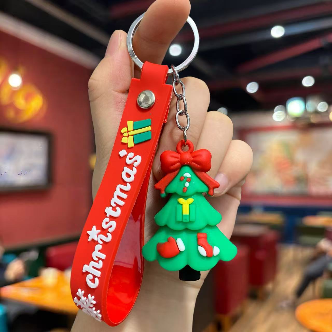 New arrival beautiful Christmas keychain