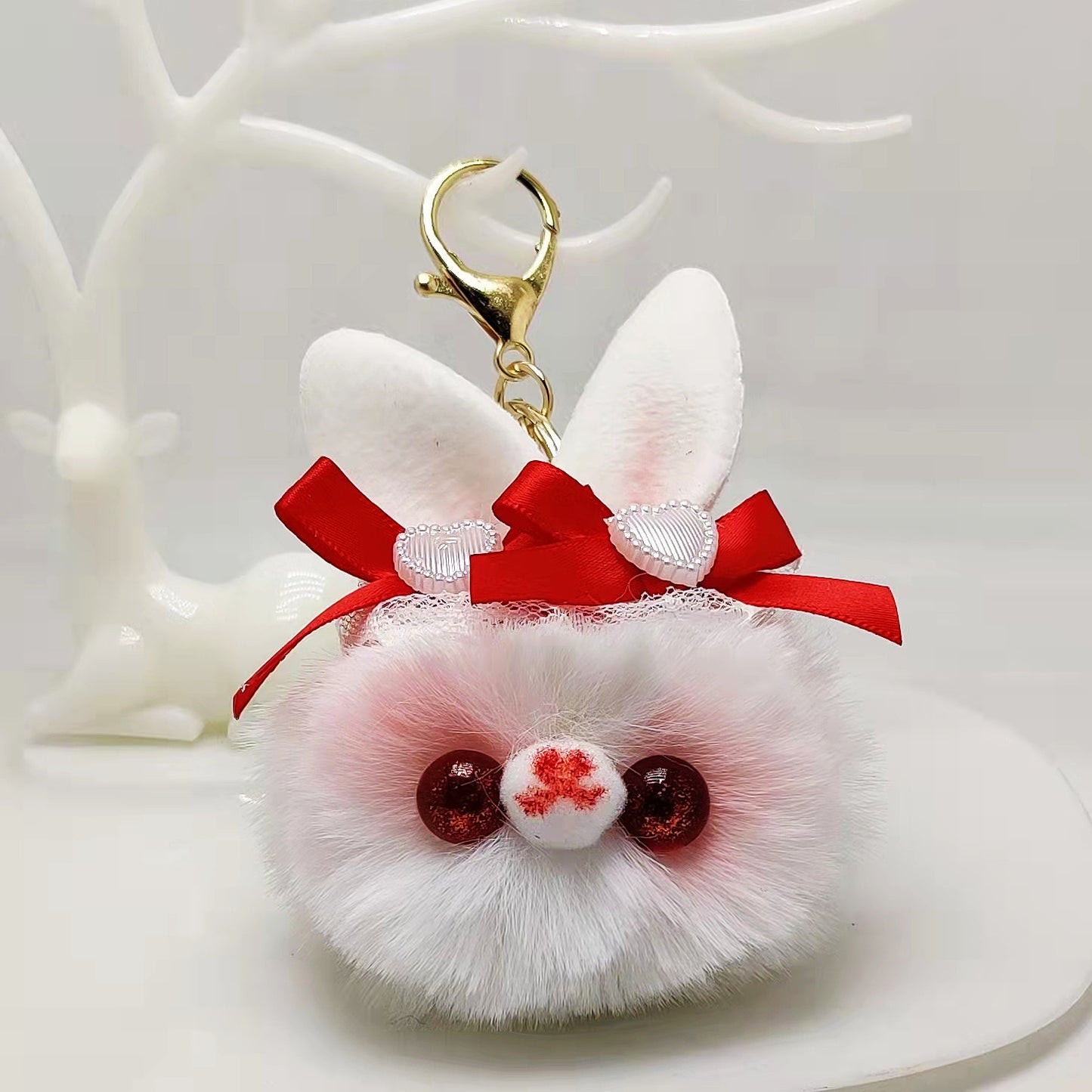 New arrival beautiful cute  rabbit  keychain