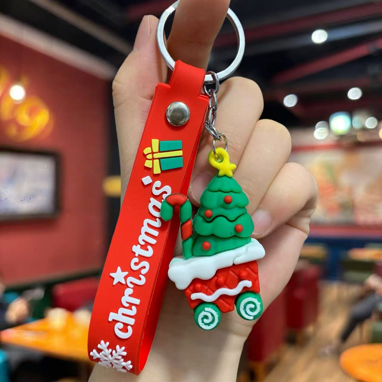 New arrival beautiful Christmas keychain
