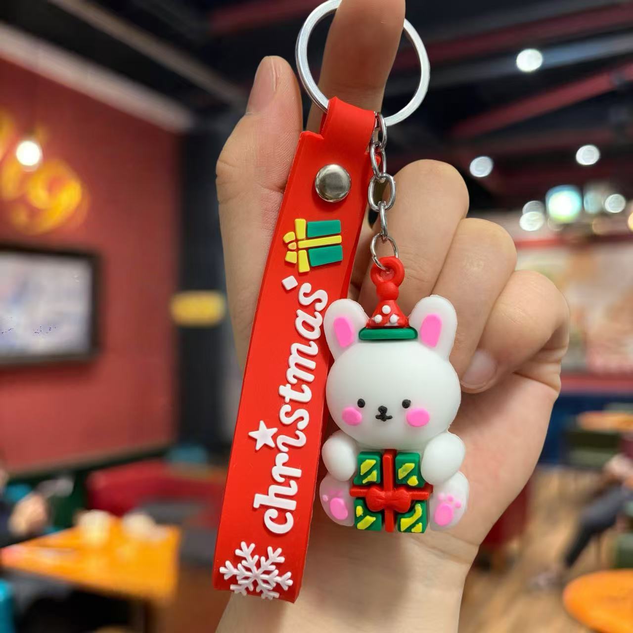 New arrival beautiful Christmas keychain