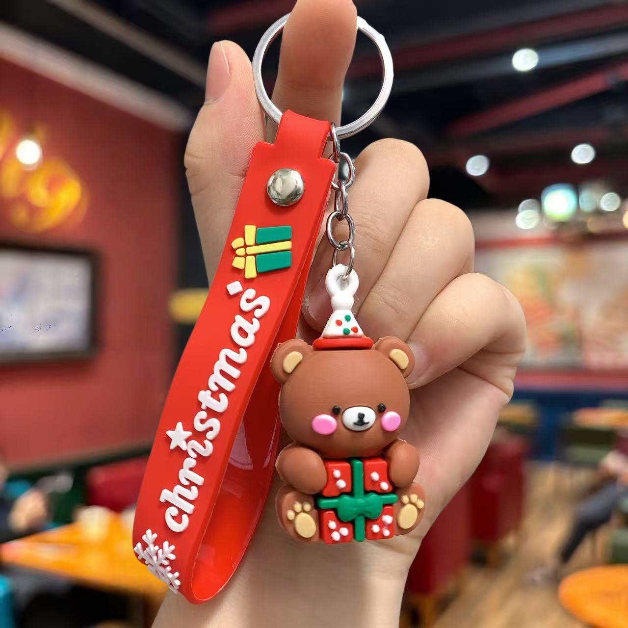 New arrival beautiful Christmas keychain